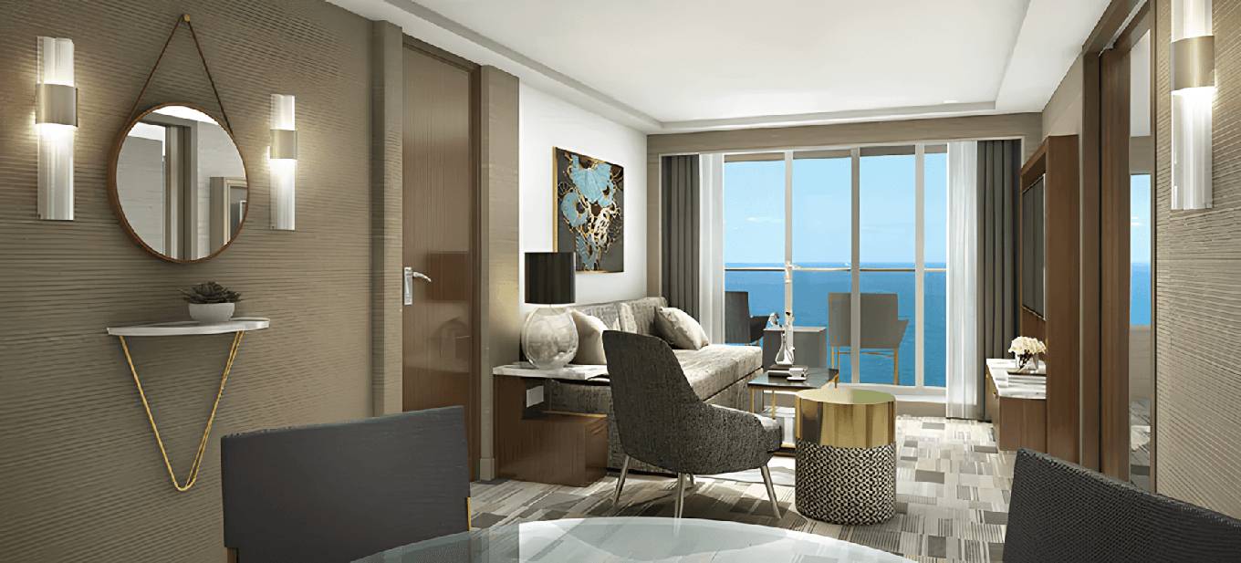 Forward-Facing Deluxe Penthouse with Large Balcony