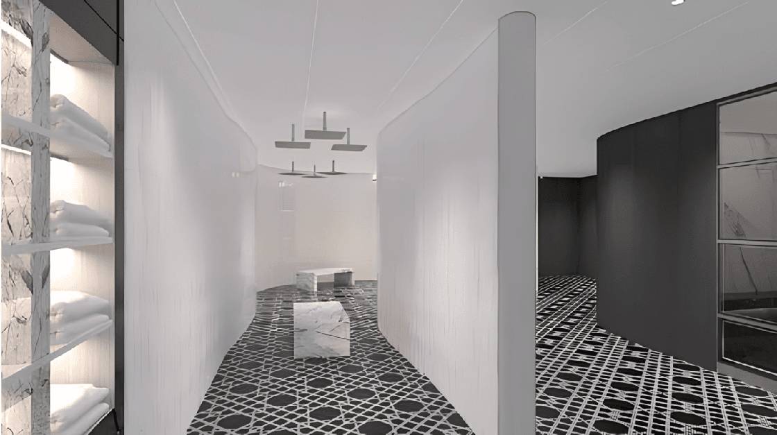 Rainfall Water Therapy Room