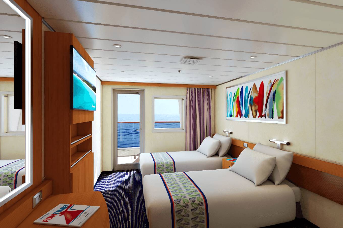Aft-View Extended Balcony
