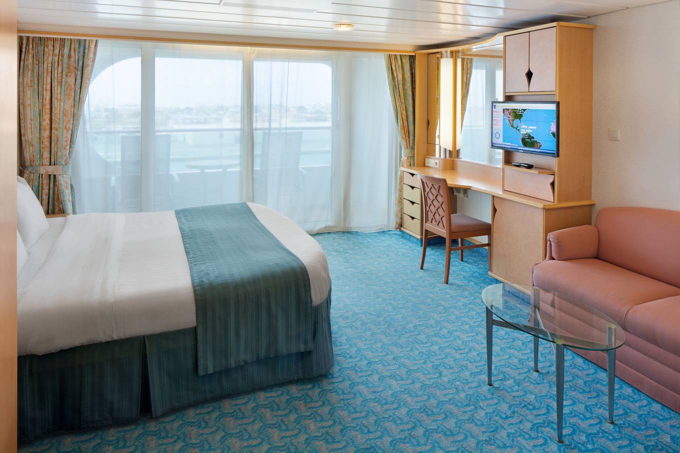 Spacious Ocean View Balcony