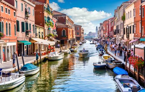 Canal in Europe